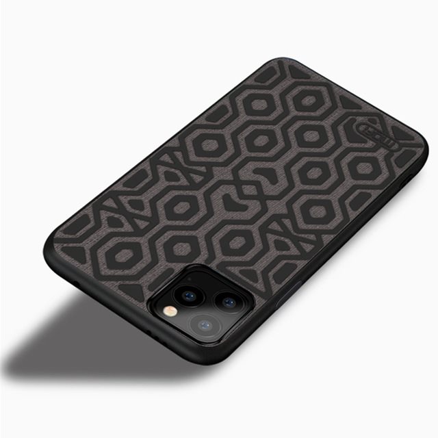 MoFi Anti-Slip Back Case for iPhone 11 Pro Max Black Phone Cover