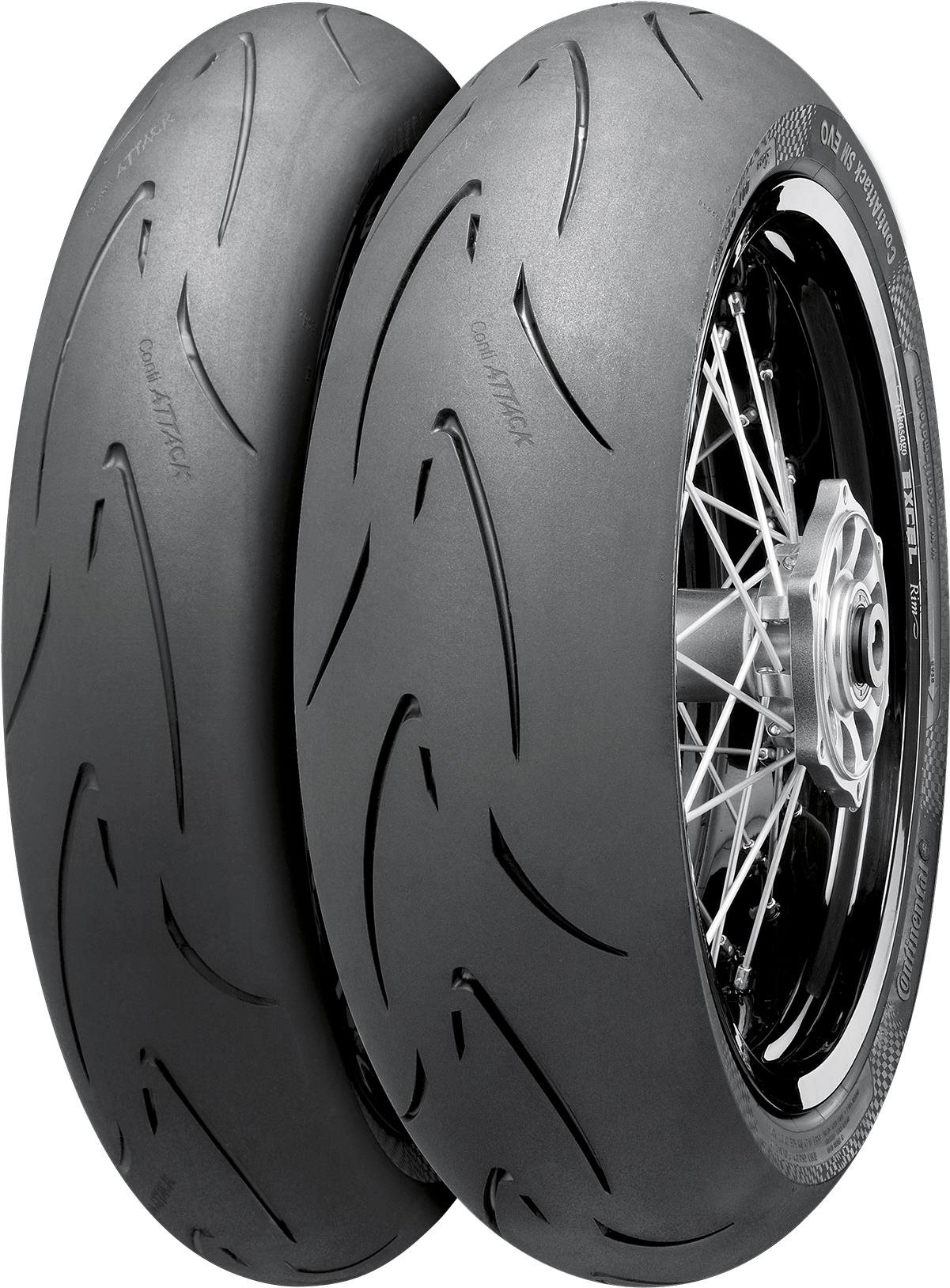 Continental ContiAttack SM Evo 150/60/17 TL,R 66 H Moto pneumatika