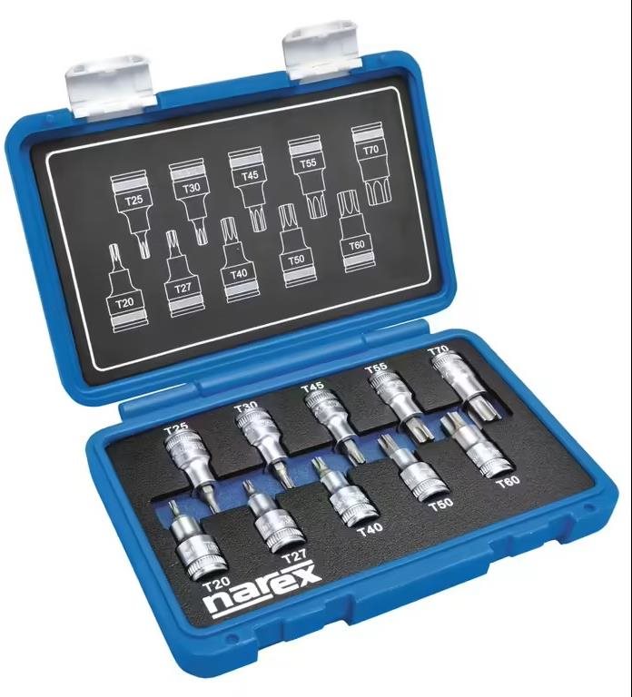 NAREX 443000961 Dugókulcsfej készlet 1/2" TORX Dugókulcsfej