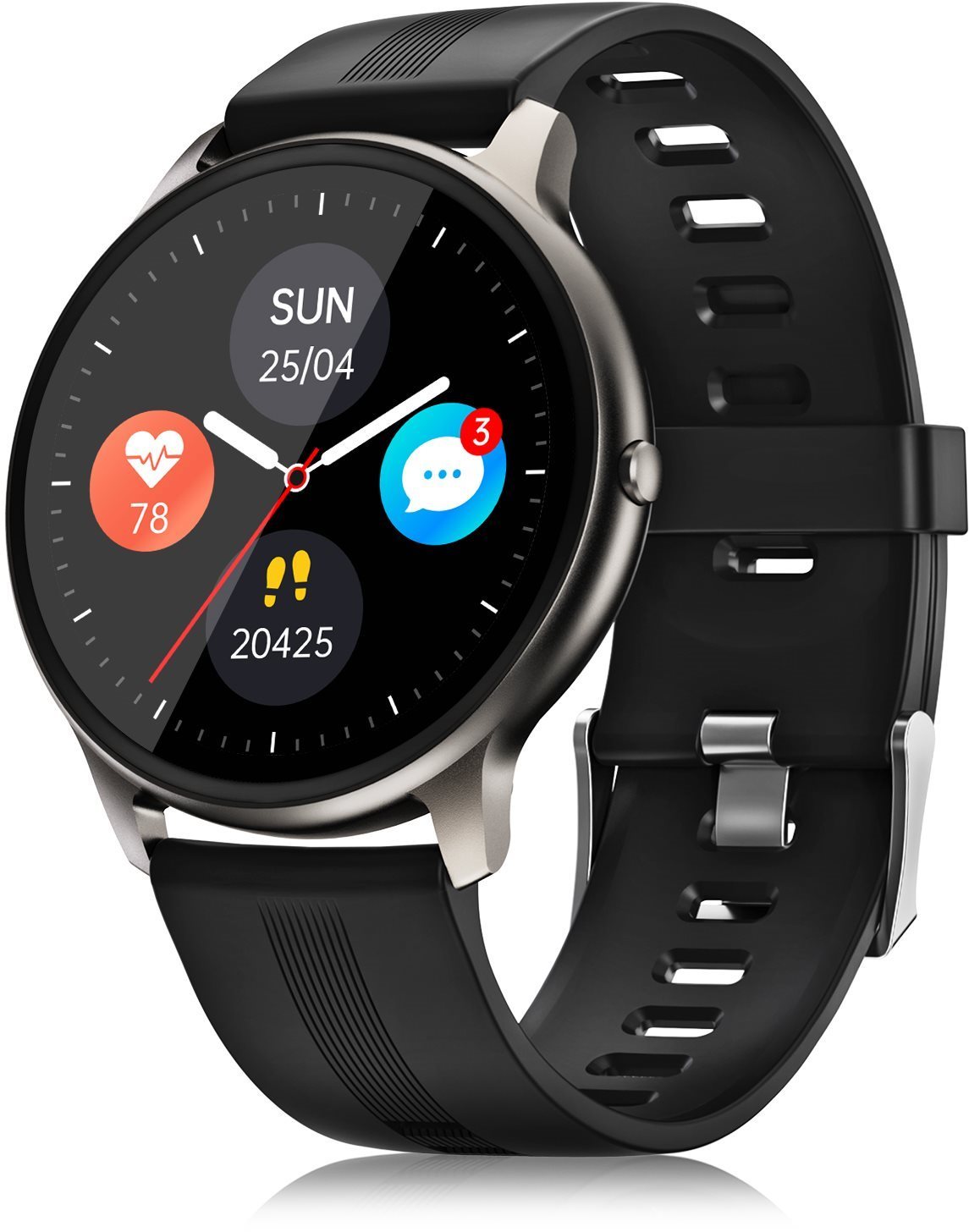 Niceboy X-fit Watch Pixel fekete Okosóra