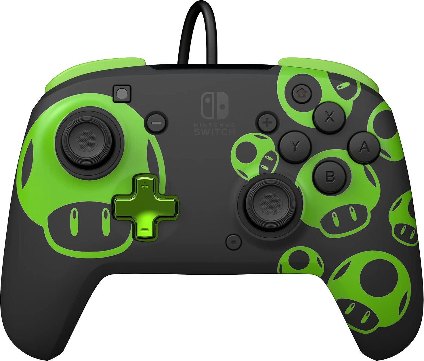 PDP REMATCH Wired Controller - 1Up Glow In The Dark - Nintendo...