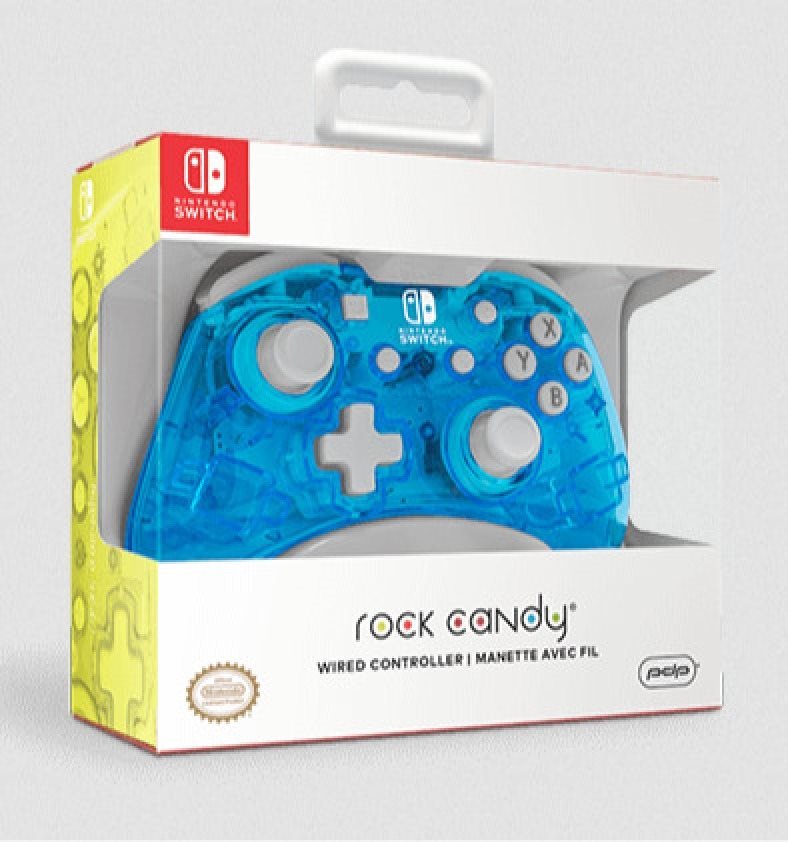 PDP Rock Candy Mini Controller - Bluemerang - Nintendo Switch Manette