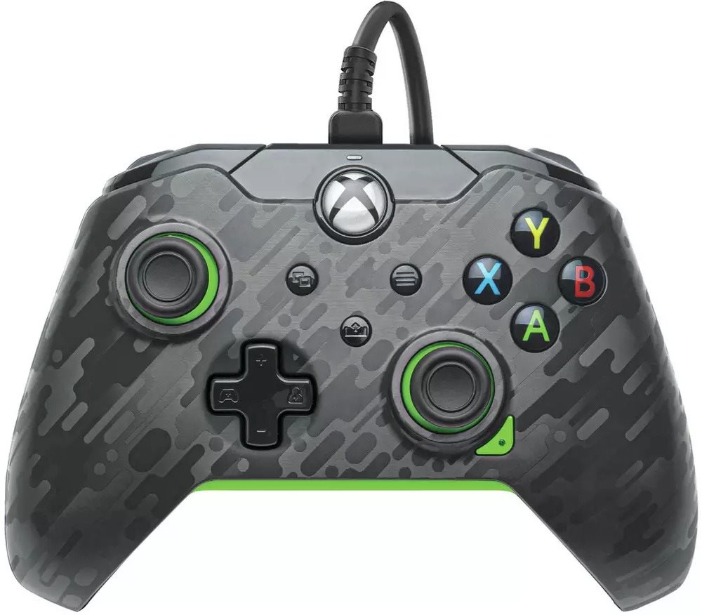 PDP Wired Controller - Neon Carbon - Xbox Gamepad