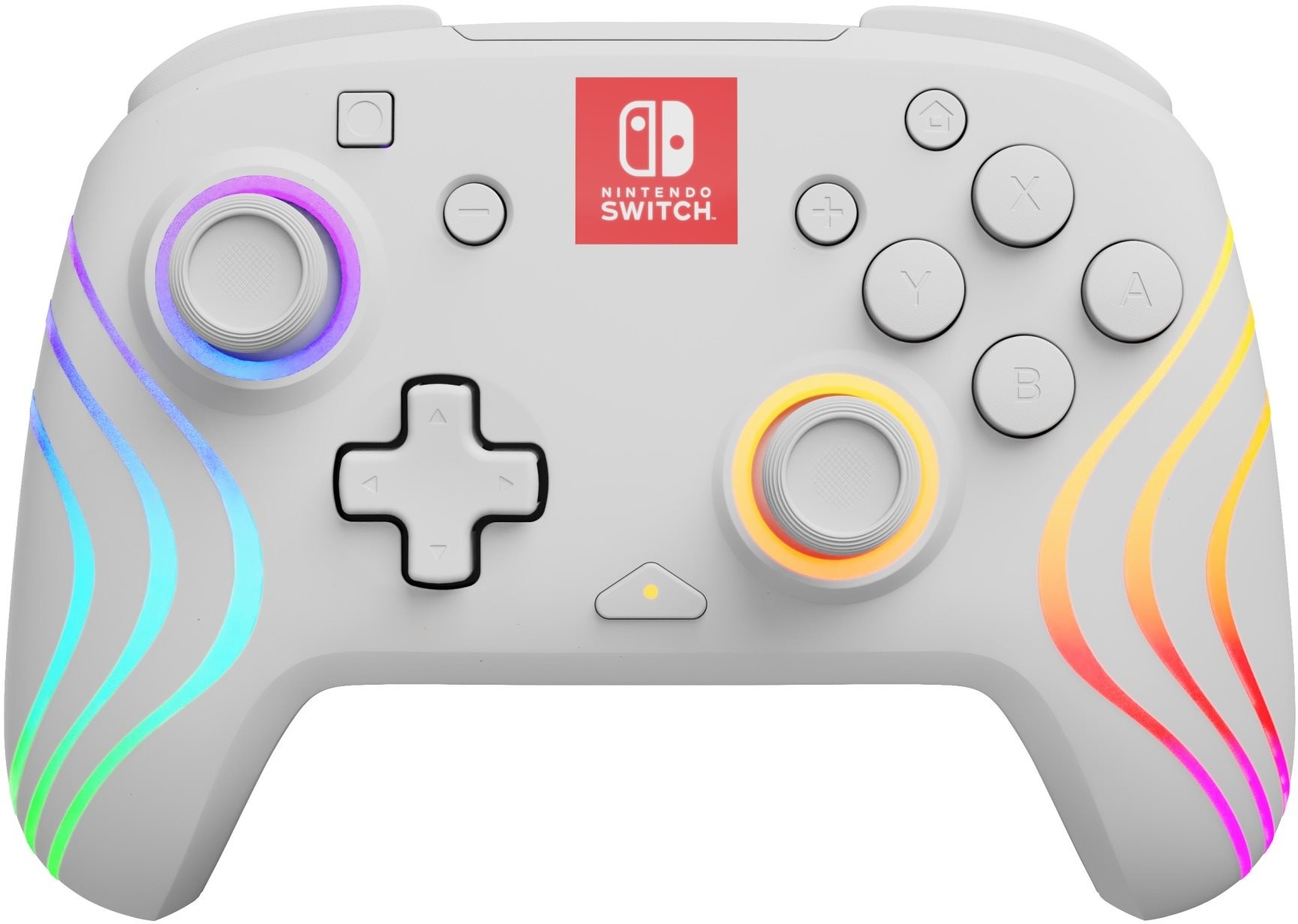 PDP Pad Wireless Afterglow Wave - White - Nintendo Switch Gamepad