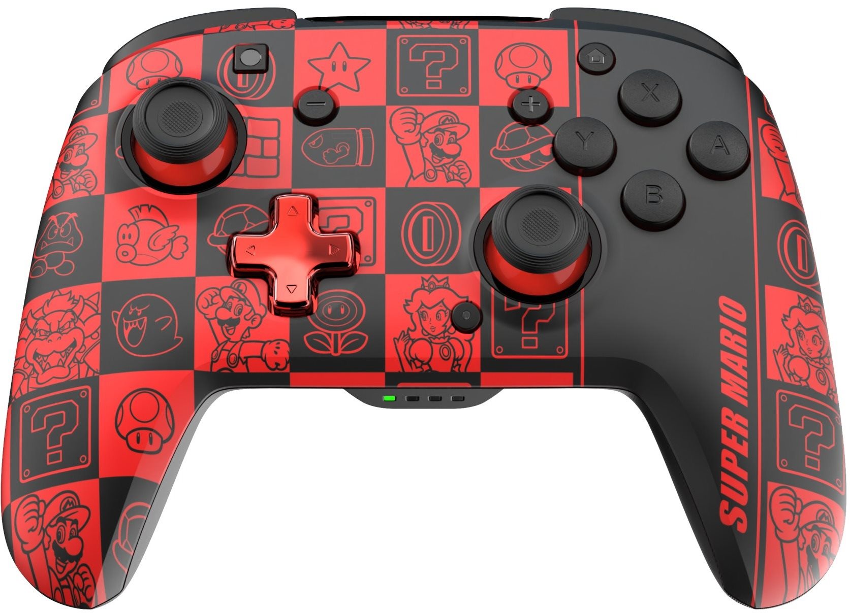 PDP Pad Wireless Rematch - Super Icons Glow in the Dark - Nintendo...