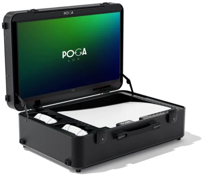 POGA Lux - PlayStation 5 cestovní kufr s LED monitorem - černý...