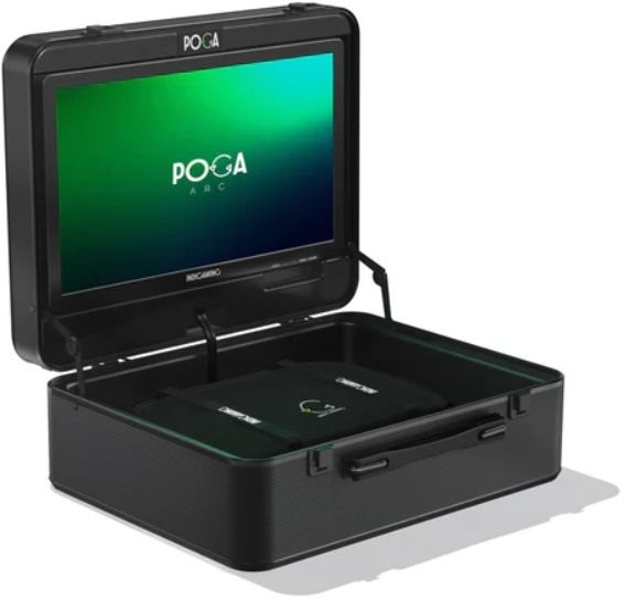 POGA Arc – Cestovný kufor s LCD monitorom pre herné konzoly, čierny...
