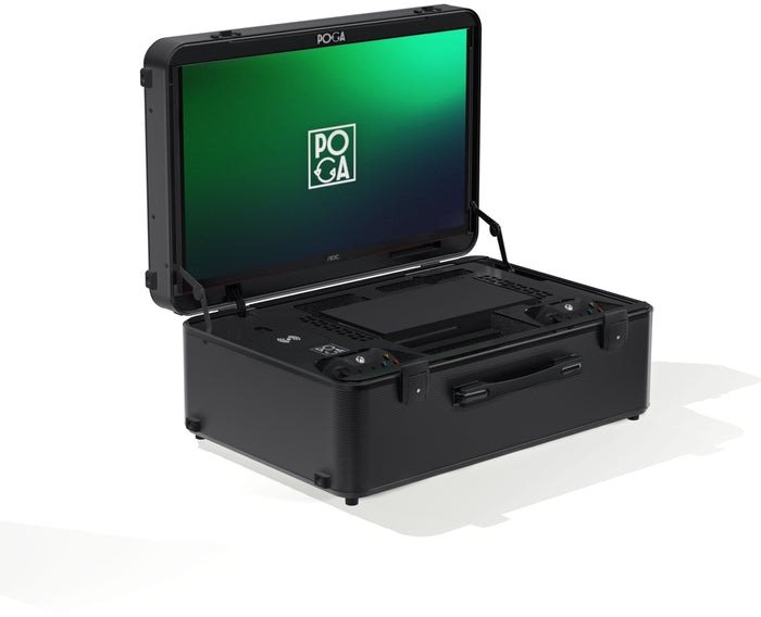 POGA Sly – Xbox Series X cestovný kufor s LCD monitorom – čierny...