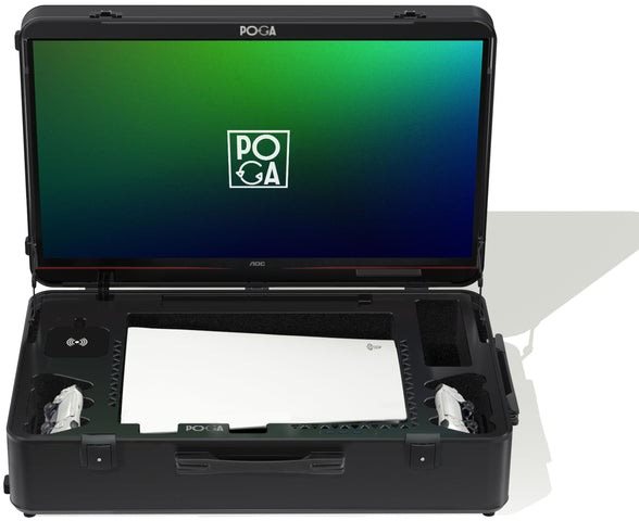POGA Yez – PlayStation 5 cestovný kufor s LED monitorom – čierny...