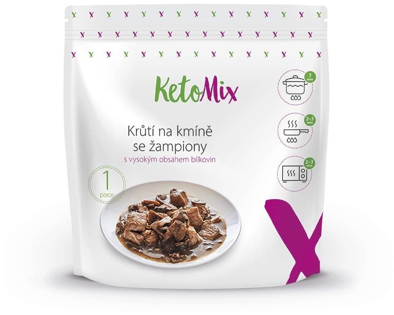 KetoMix pulyka köményes gombával 250 g Ketogén diéta