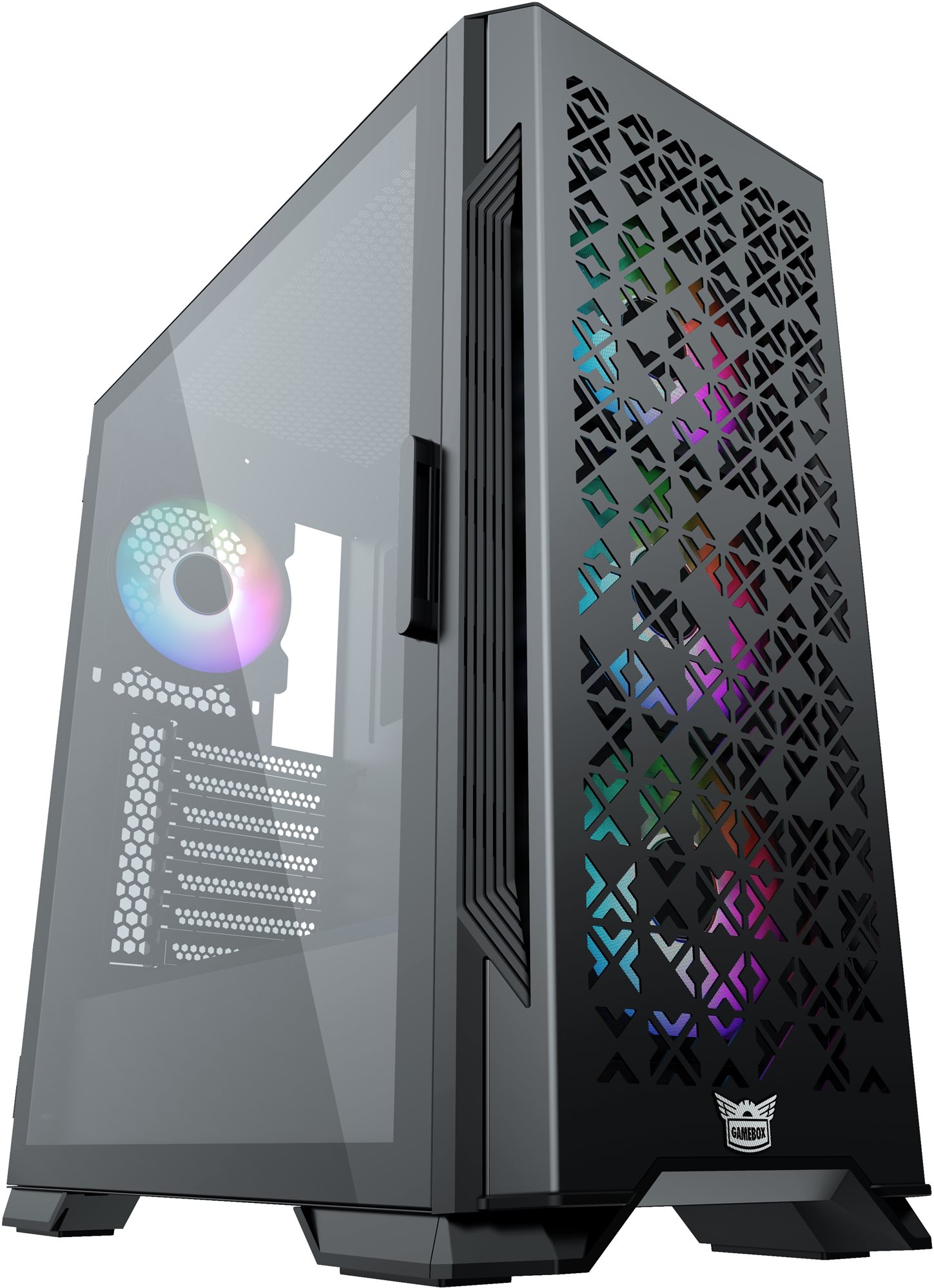 SXT K106 fekete Számítógépház