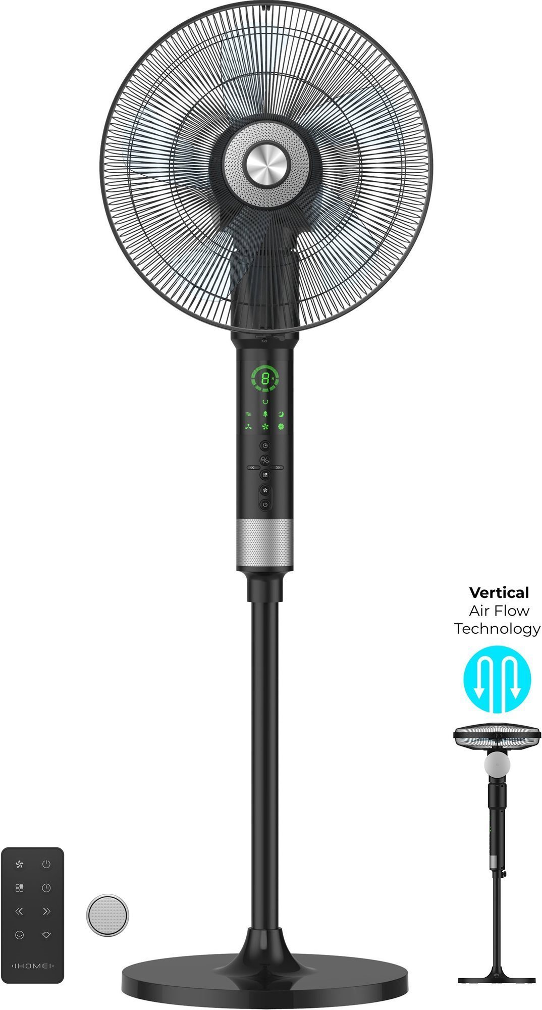 Home EF16910 16", Black Fan