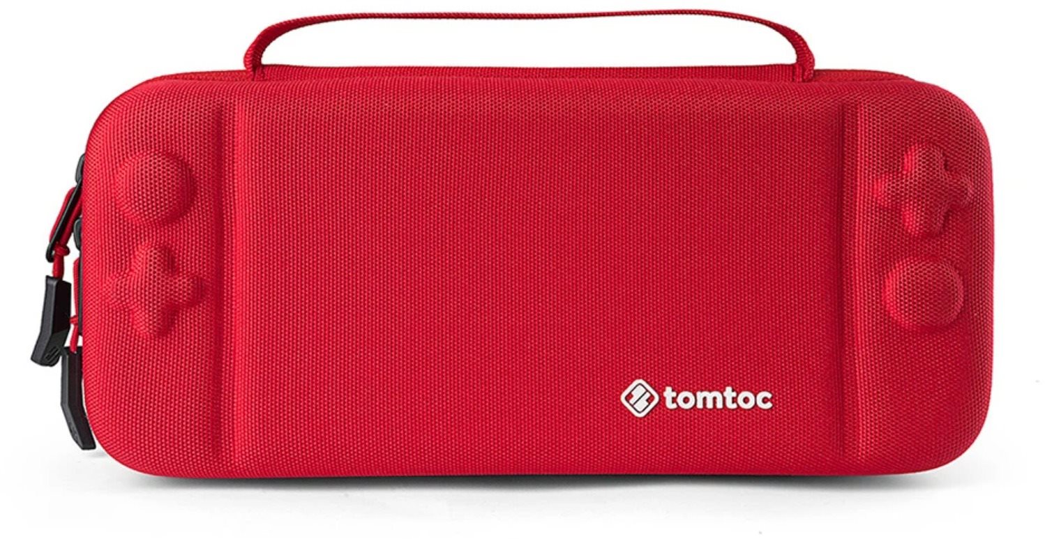 Tomtoc cestovné puzdro na Nintendo Switch, červené Obal na Nintendo...