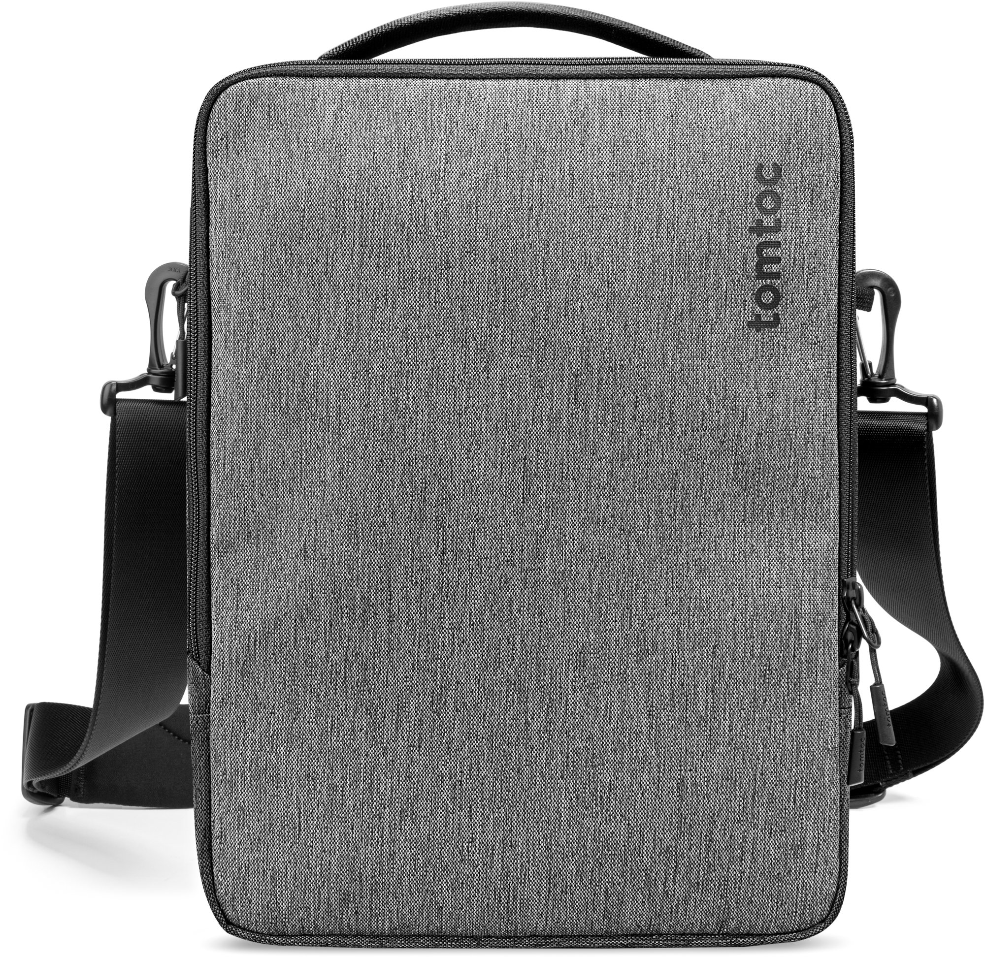 tomtoc Urban Shoulderbag – 14" MacBook Pro (2021), szürke Laptoptáska