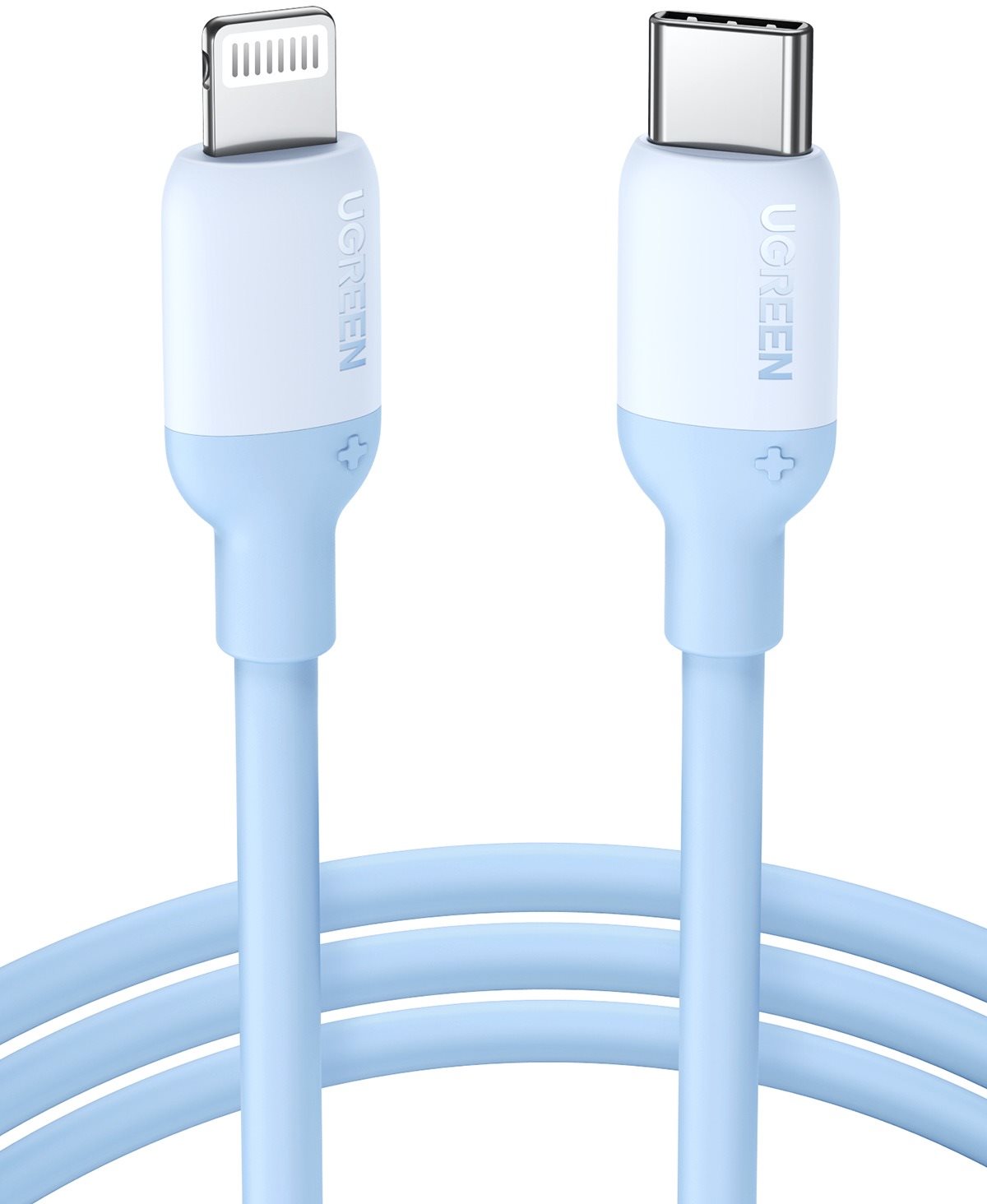 UGREEN USB-C to Lightning Silicone Cable 1m Navy blue Adatkábel