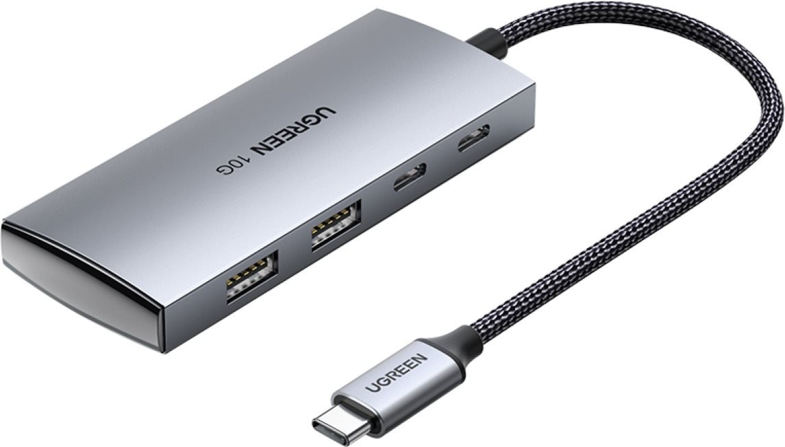 UGREEN USB-C to 2× USB 3.1+2×USB-C Adapter 10G USB Hub
