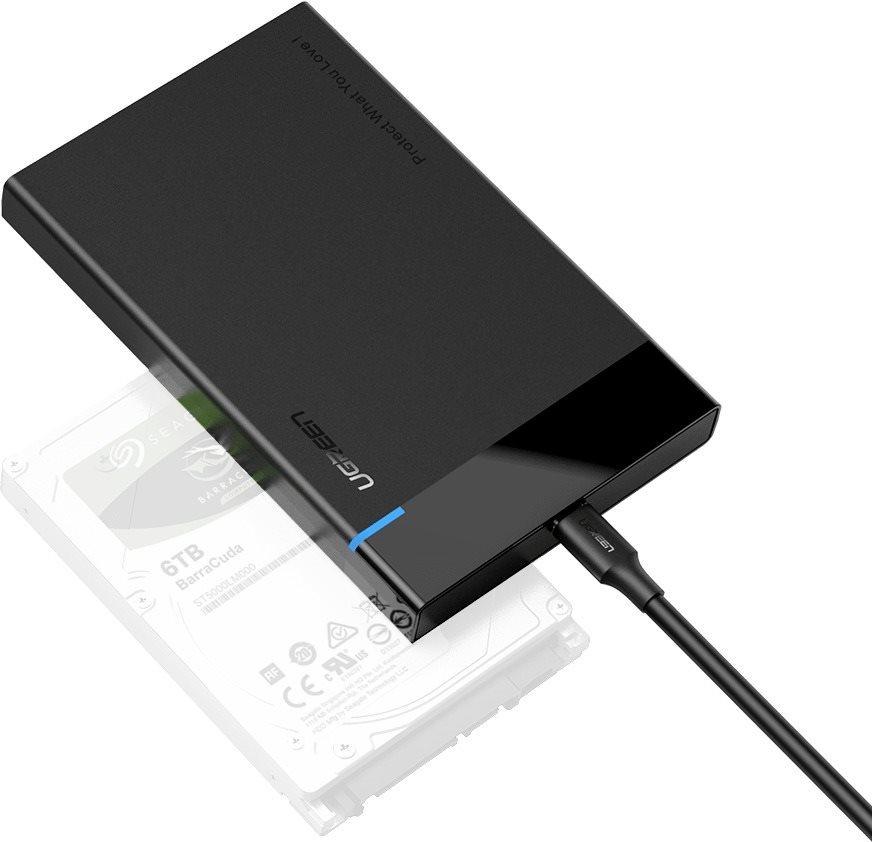 Ugreen USB-C 3.1 To 2,5" SATA Hard Drive Enclosure Externý box