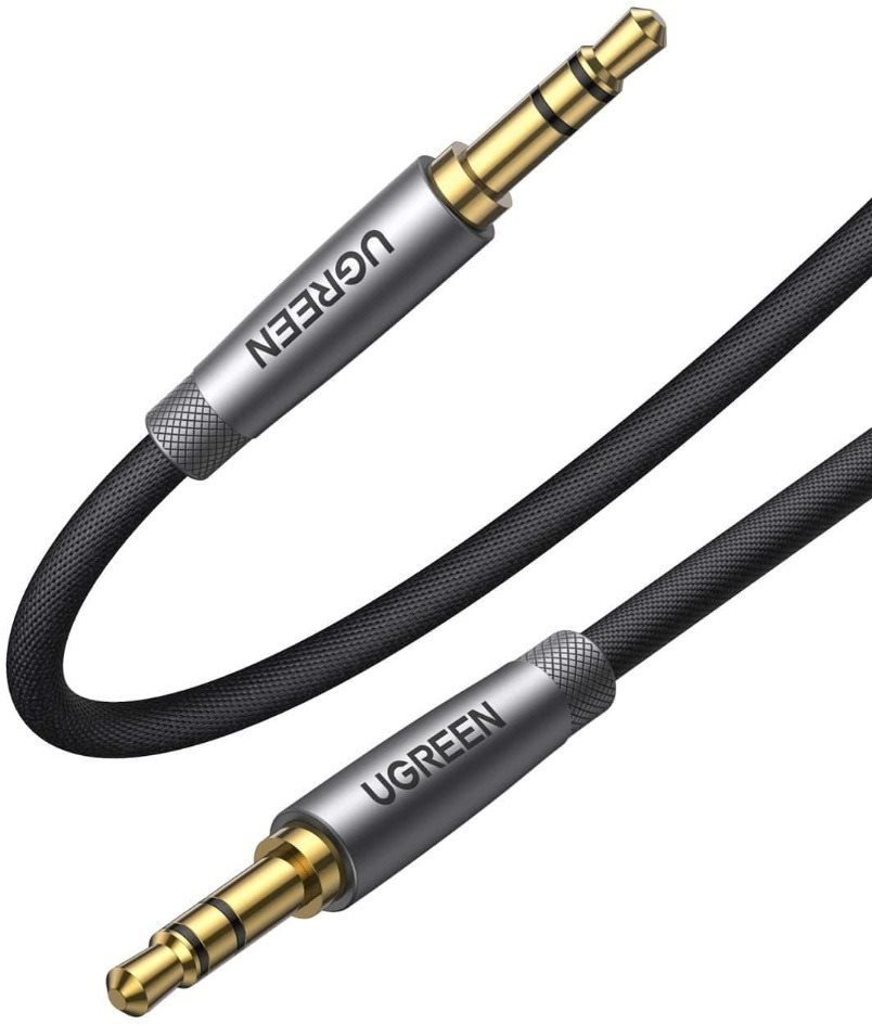 UGREEN 3,5 mm Cable Male to Male Alu Case Braid 1,5 m (Brown) Audio...