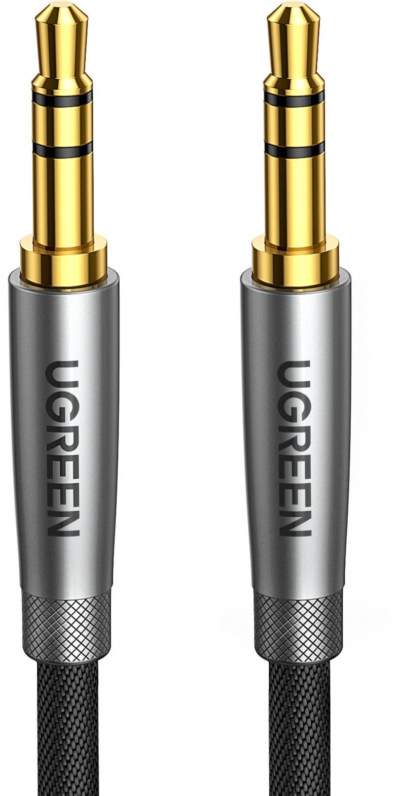 UGREEN 3.5mm Metal Connector Alu Case Braided Audio Cable, 2m Audio...