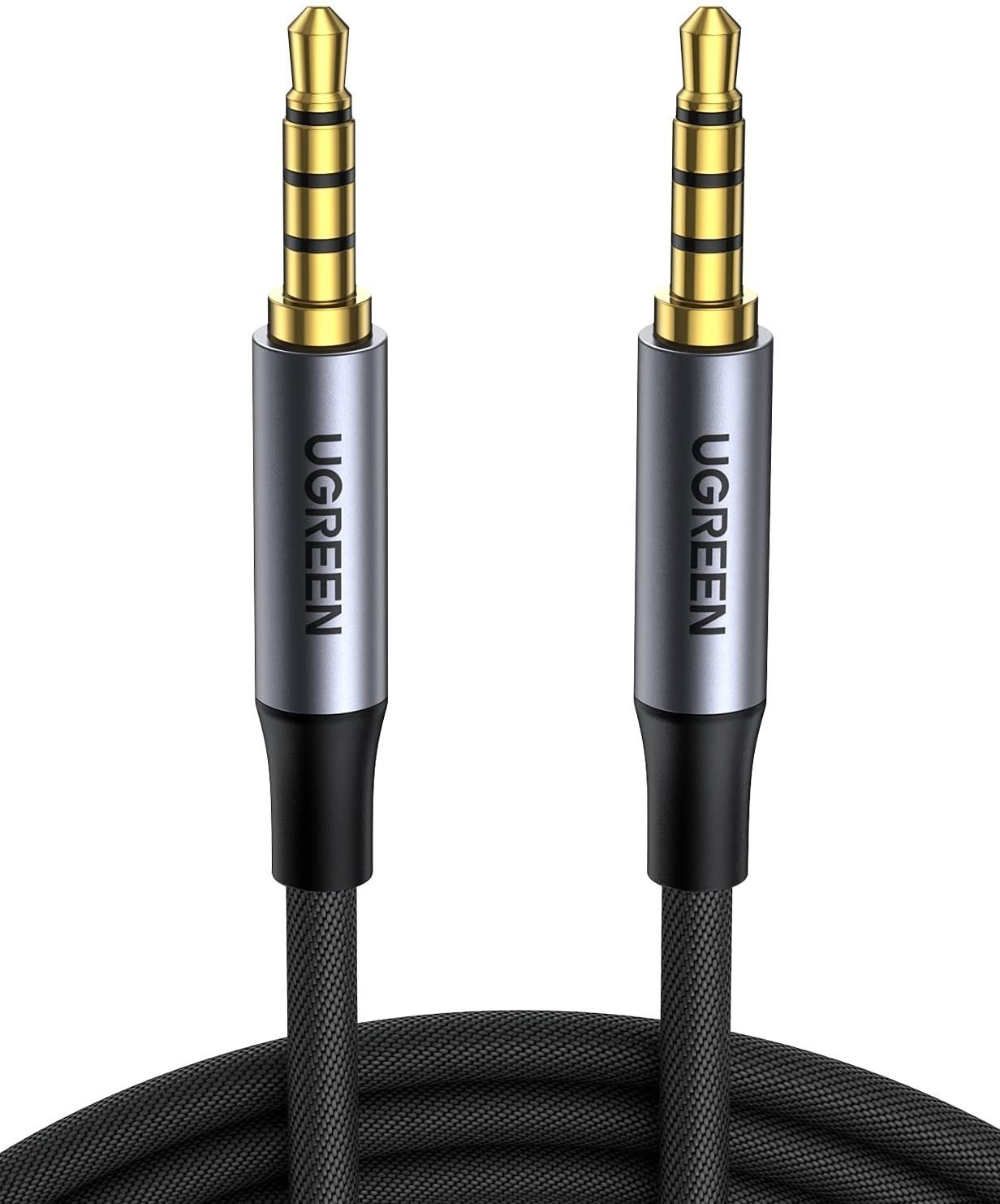 UGREEN 3.5mm 4-Pole M/M Audio Cable Alu Case, 2m Audio kábel