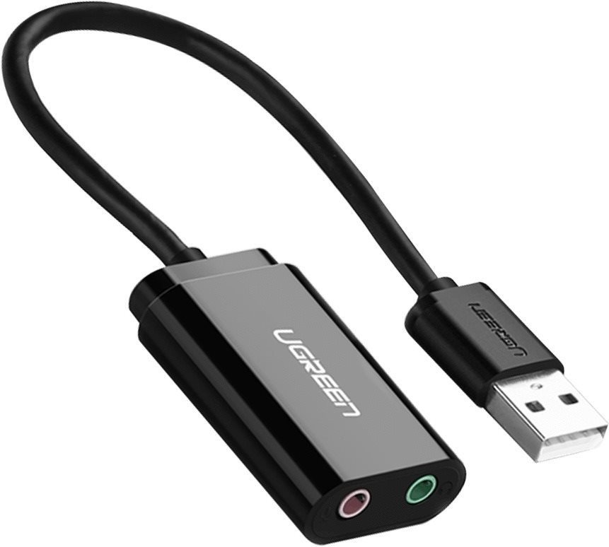 Ugreen Adaptateur de son stéréo externe USB-A vers 3,5 mm Carte son...