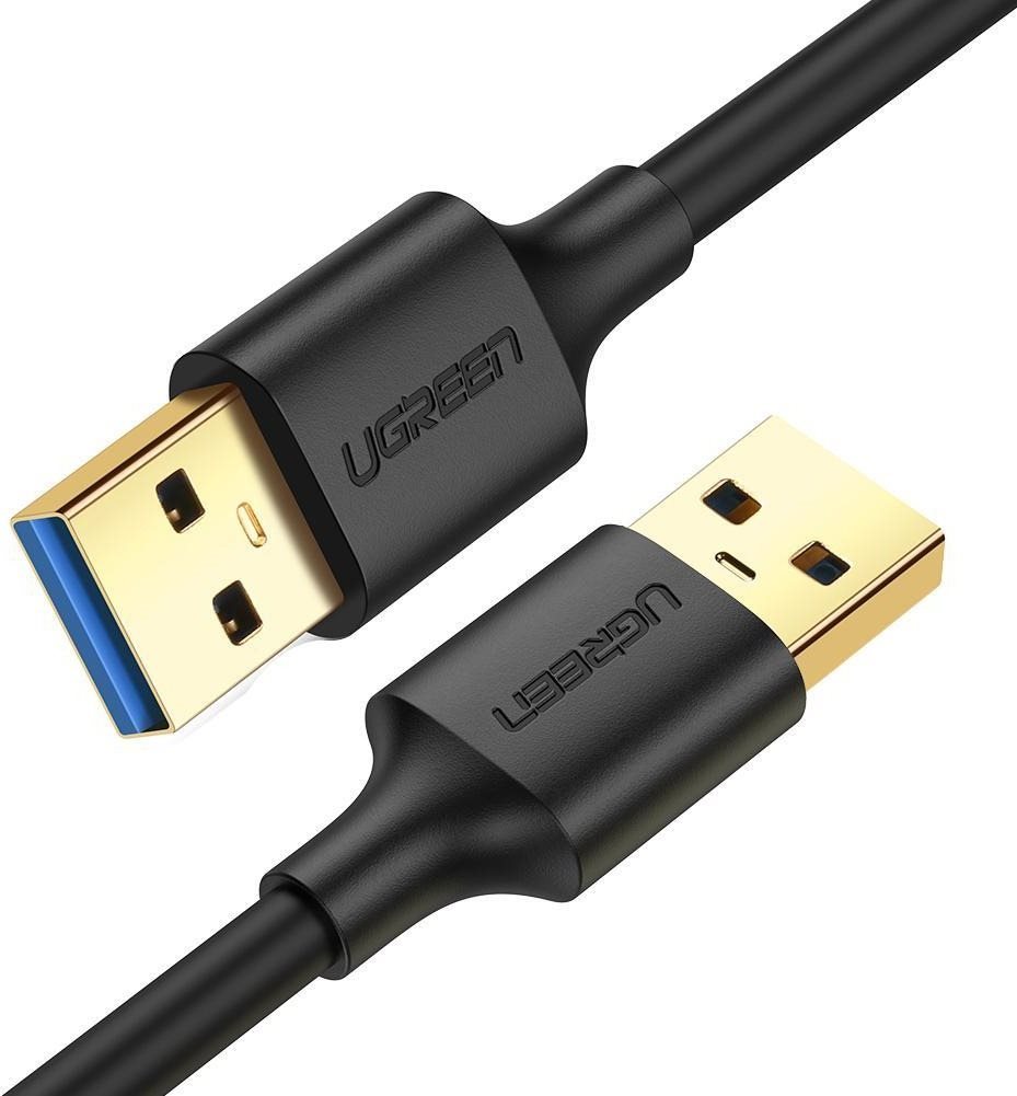 Ugreen USB 3.0 (M) to USB 3.0 (M) Cable Black 2m Data Cable