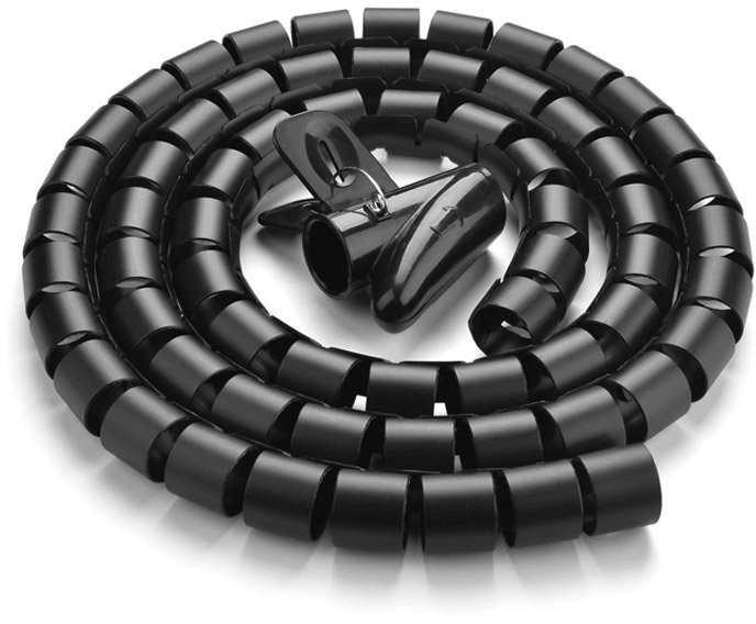 Ugreen Cable Organiser Protection Tube, Black, 5m Cable Organiser