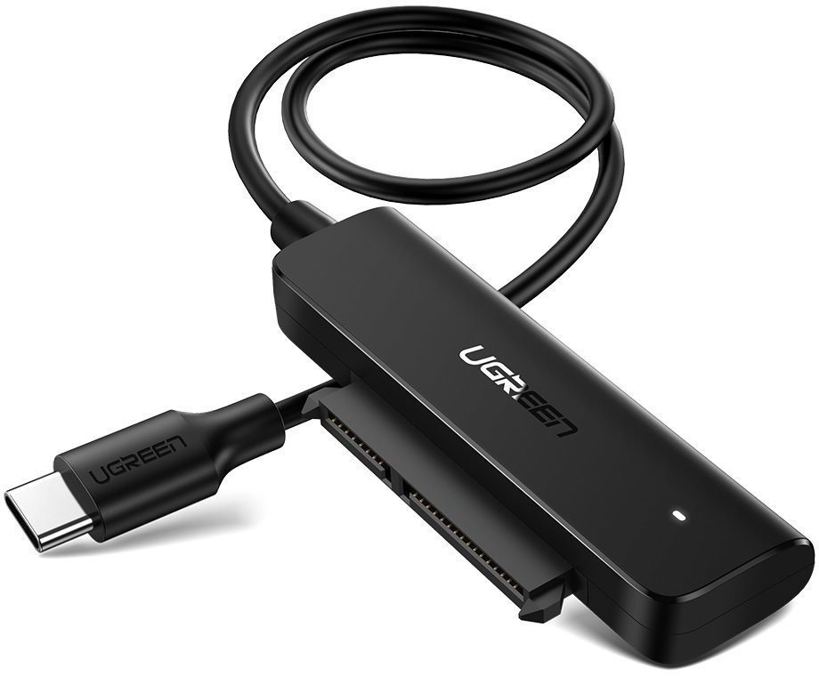 Ugreen USB-C 3.1 to SATA III Adaptér Cable for 2,5“ HDD/SSD Black...