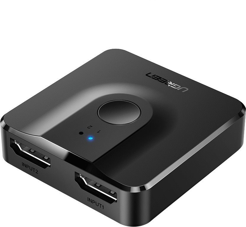 Ugreen 2x HDMI Bi-Directional Switcher Black Switch