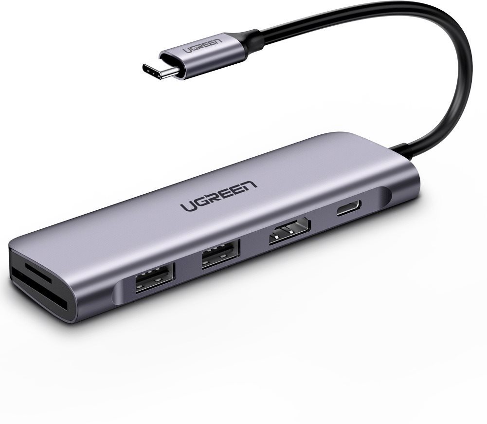 Ugreen USB-C To HDMI, 2× USB-A 3.0, SD/TF + PD Converter Replikátor...