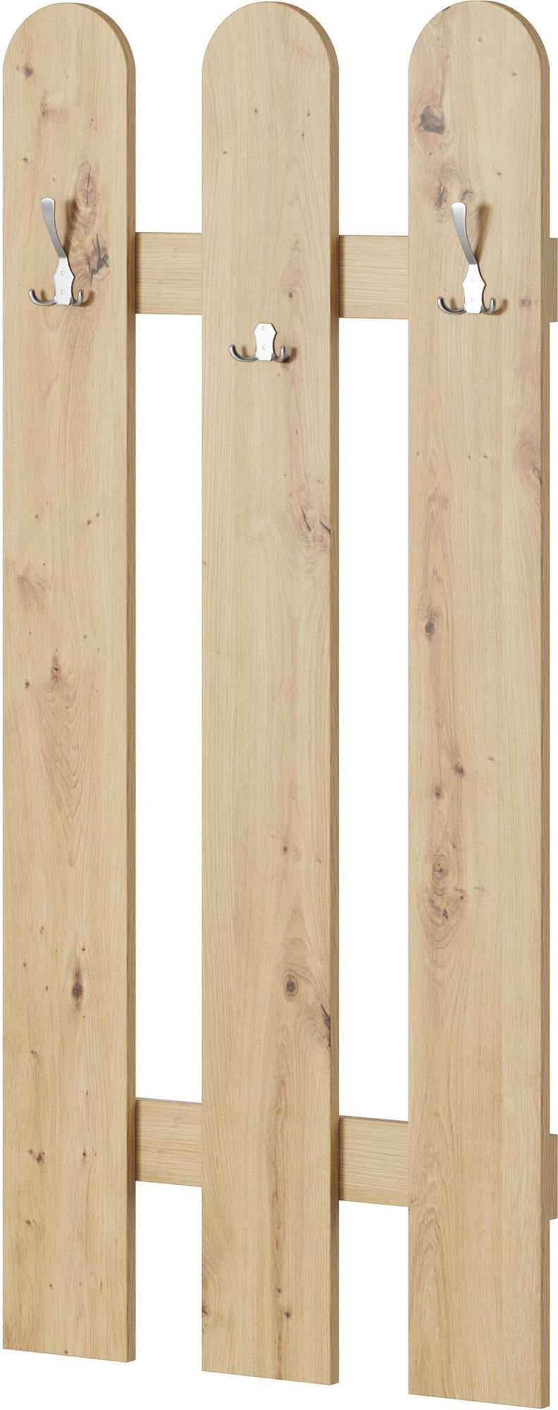 Vešiaková stena Donau v dekore dub artisan, 58 × 125 cm Vešiak
