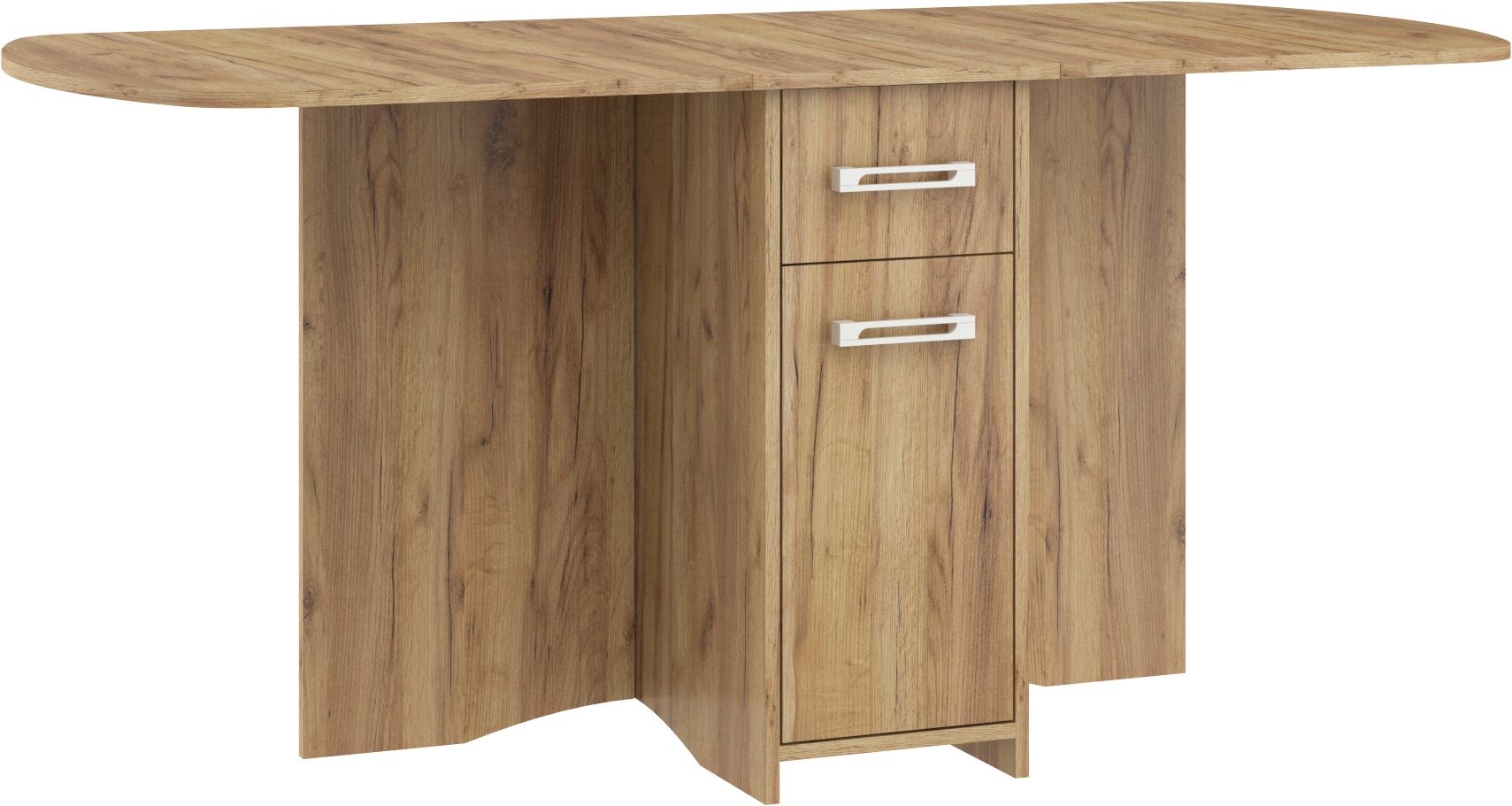 Rozkladací jedálenský stôl LORENA X craft gold Stôl