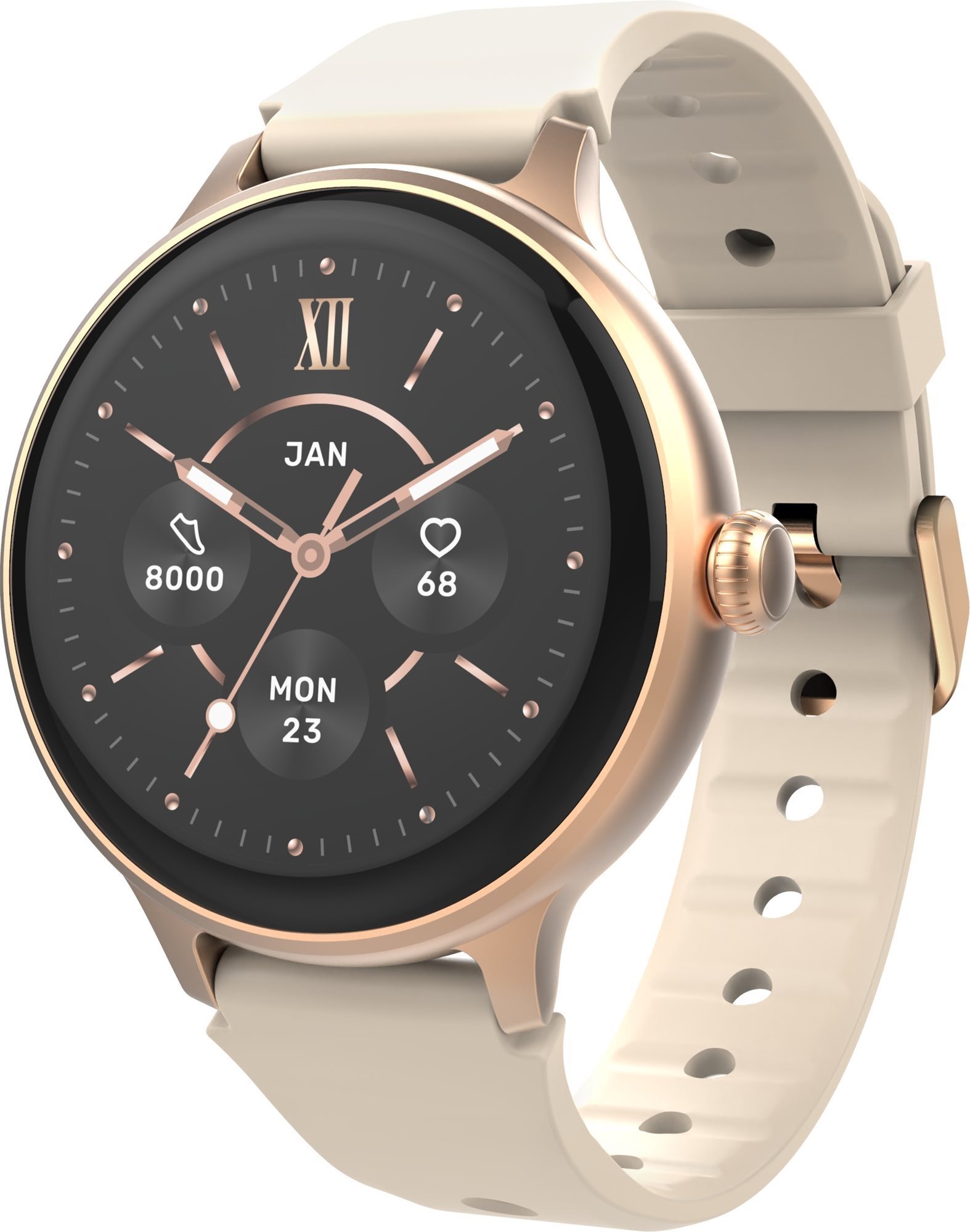 WowME Round Mini rose-gold Smart hodinky