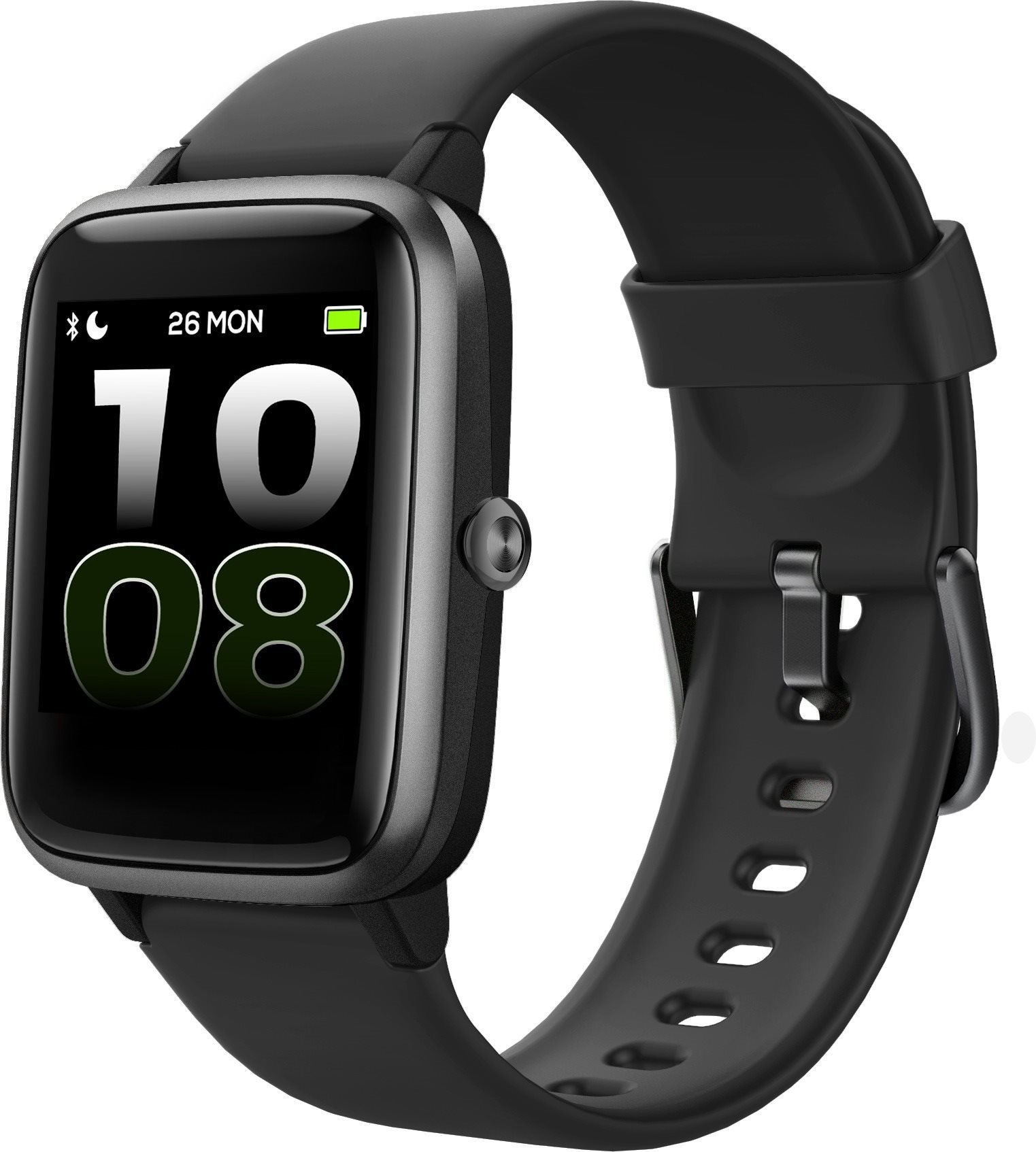 WowME ID205L-P Black Smartwatch