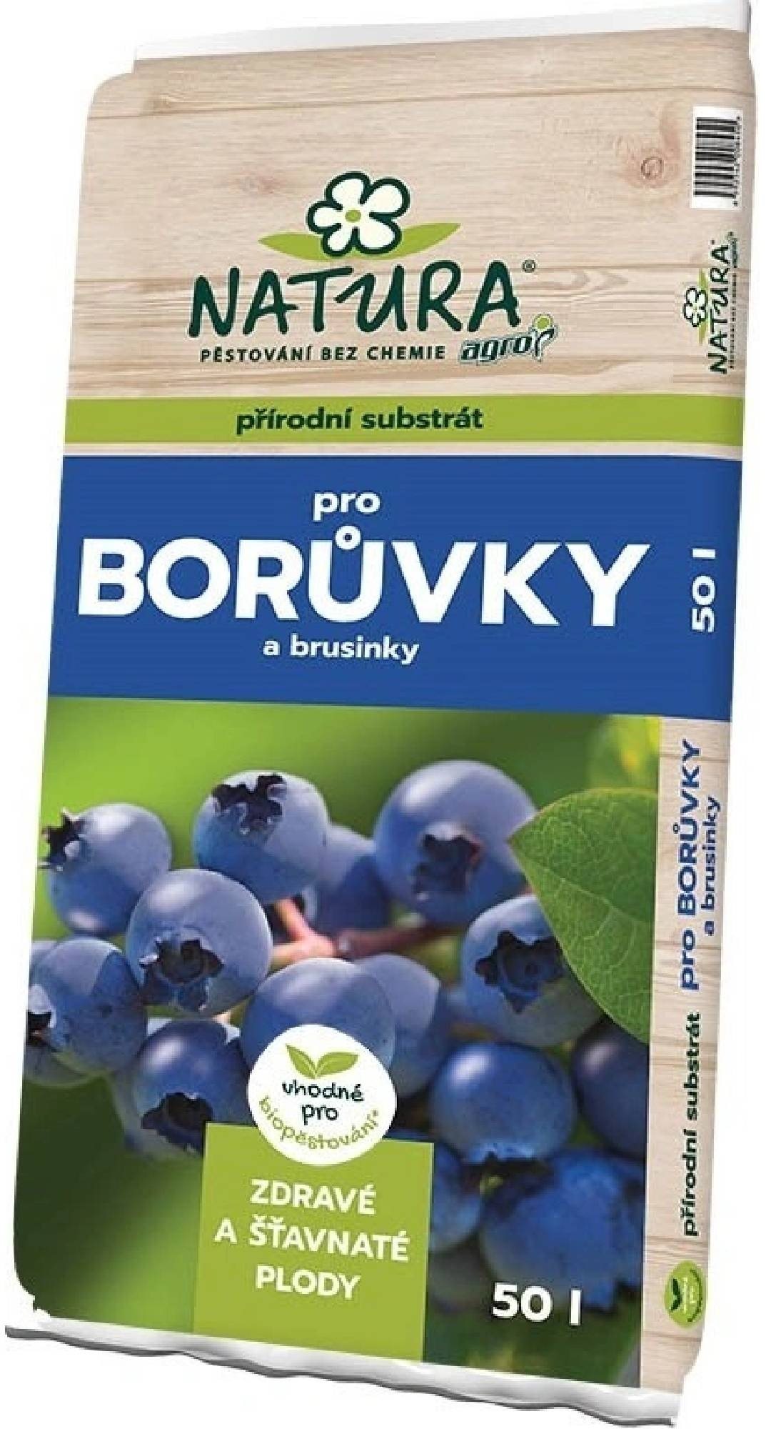 AGRO Substrát pro borůvky a brusinky NATURA, objem 50l Substrát