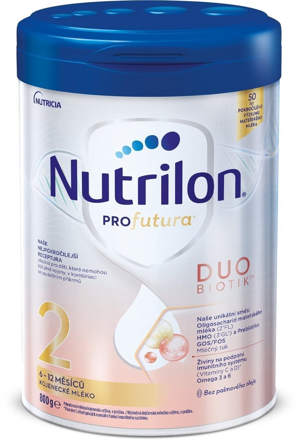 Nutrilon Profutura Duobiotik 2 dojčenské mlieko 800 g Dojčenské...