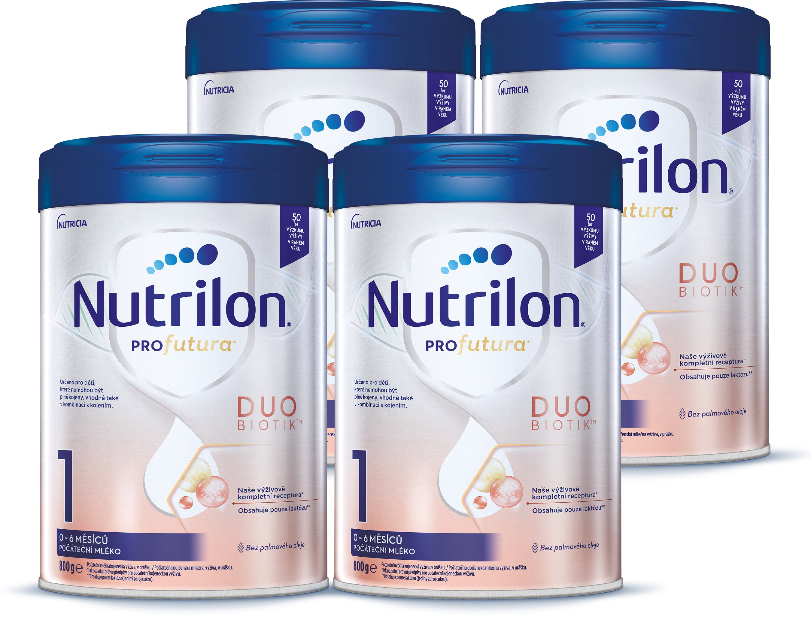 Nutrilon Profutura Duobiotik 1 začiatočné mlieko 4× 800 g Dojčenské...