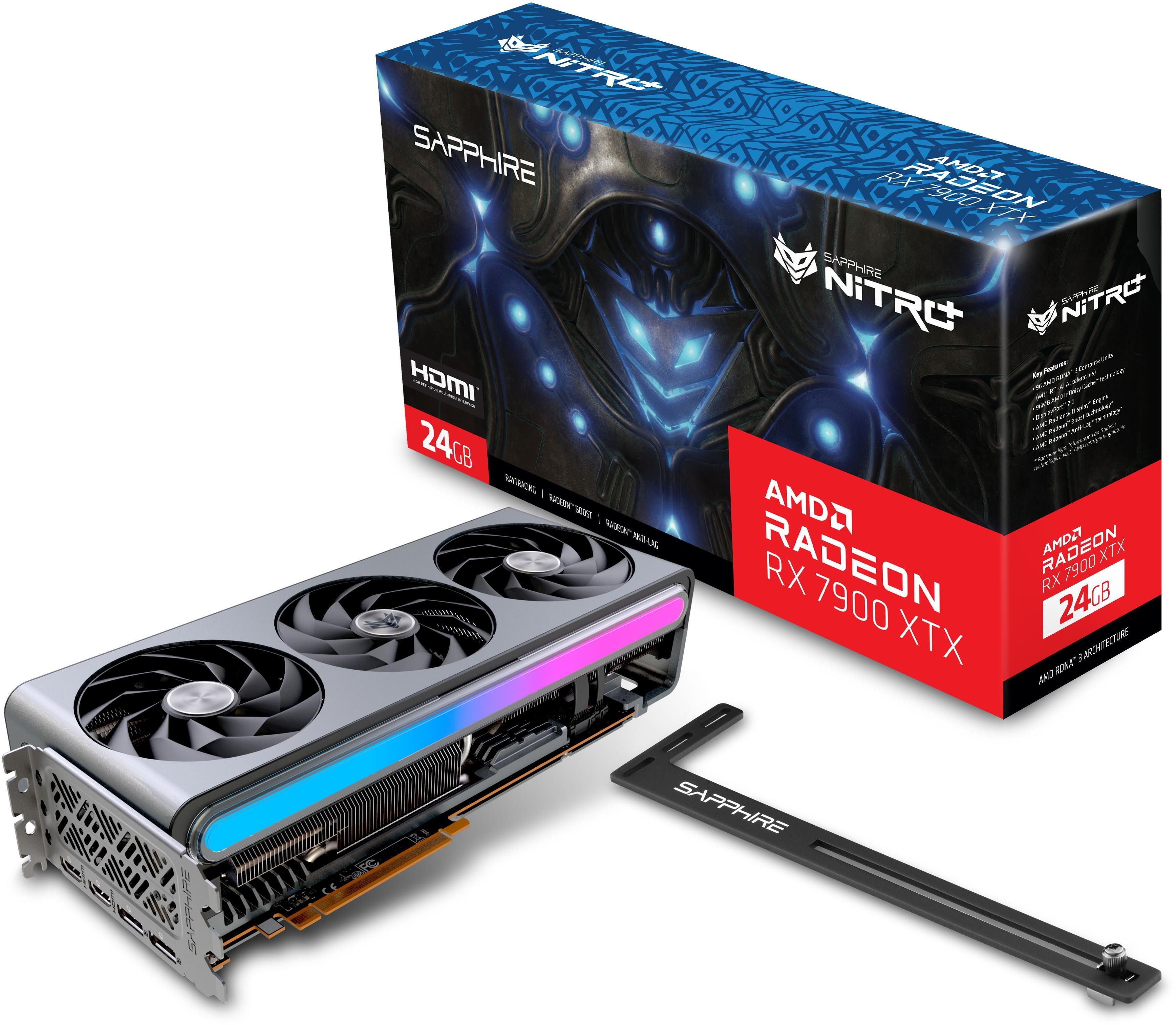 SAPPHIRE NITRO+ AMD Radeon RX 7900 XTX Vapor-X 24G Videókártya