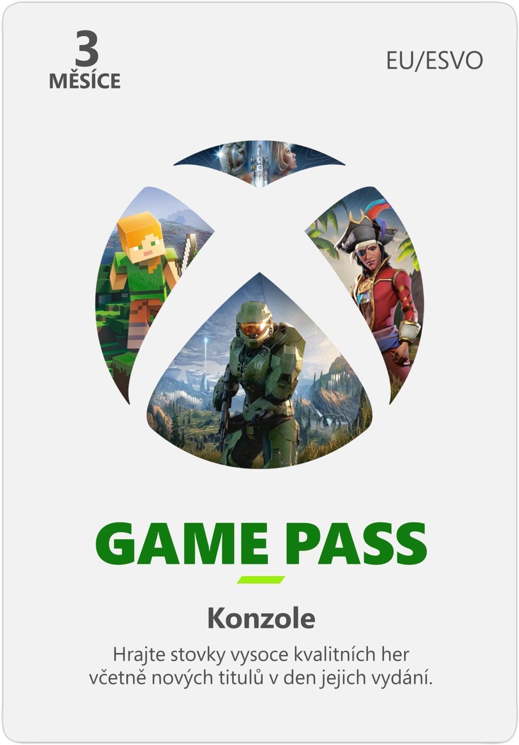 Xbox Game Pass - 3 Monate Abonnement Prepaid-Karte