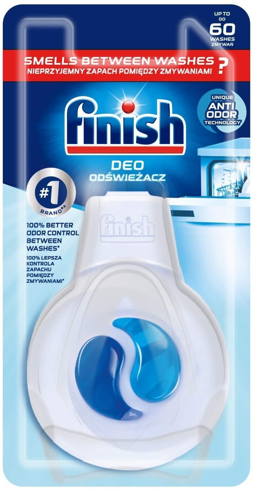 FINISH Osvěžovač Odor Stop Easy Clip Vůně do myčky