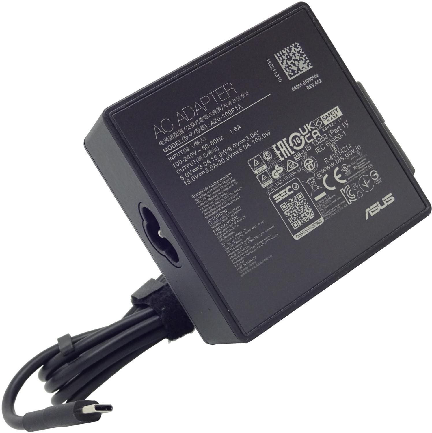 ASUS ADAPTER 100W PD 3P (TYP C) orig. ASUS Netzteil