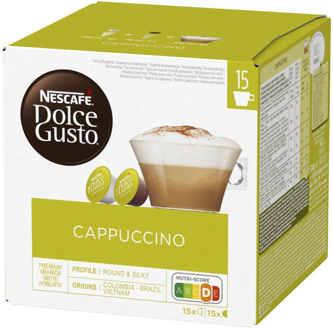 NESCAFÉ® Dolce Gusto® Cappuccino XXL - 90 kapsúl (45 porcií) Kávové...