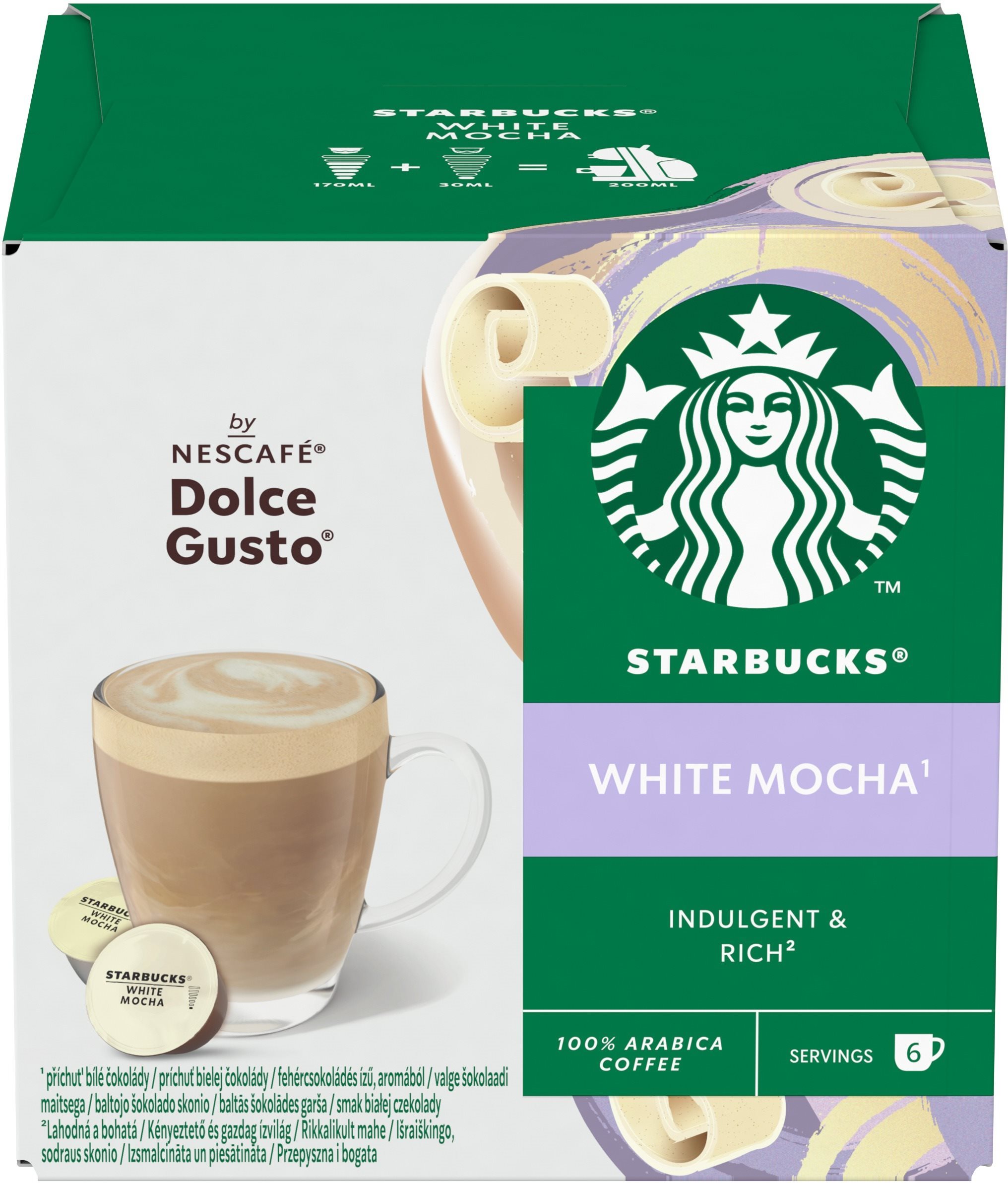 Starbucks® White Mocha by Nescafe® Dolce Gusto® - 12 kapszula (6...
