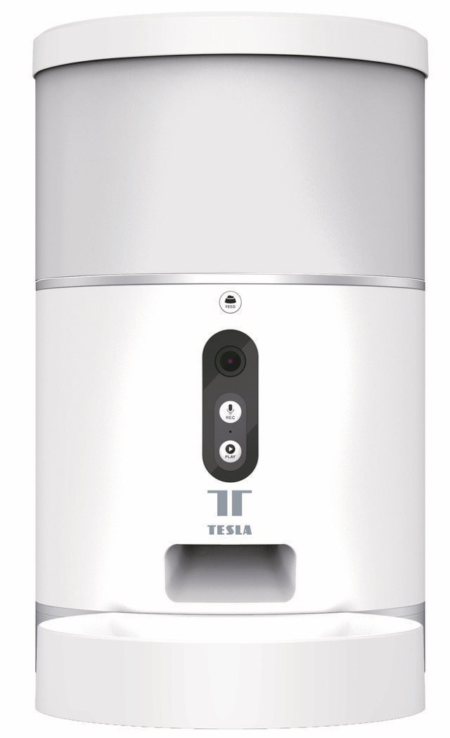 Tesla Smart Pet Feeder Camera Dávkovač krmiva