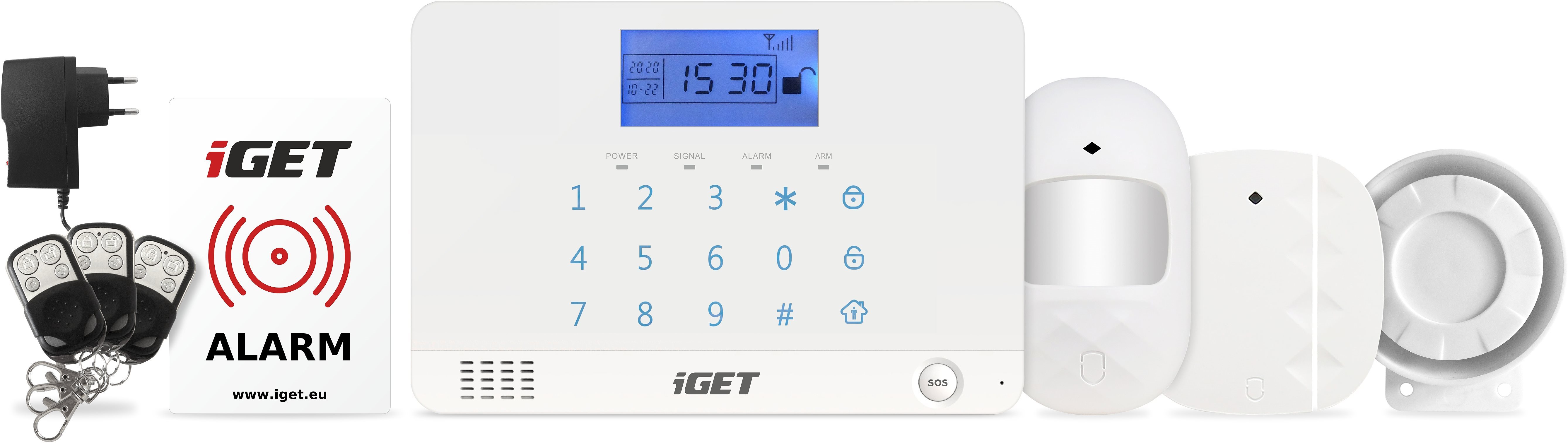 iGET SECURITY M3B drahtloser GSM Alarm Alarmanlage