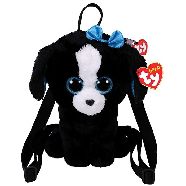 TY Batoh plyšový černobílý pes