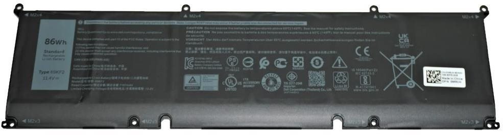 Dell Baterie 6-cell 86W / HR LI-ION