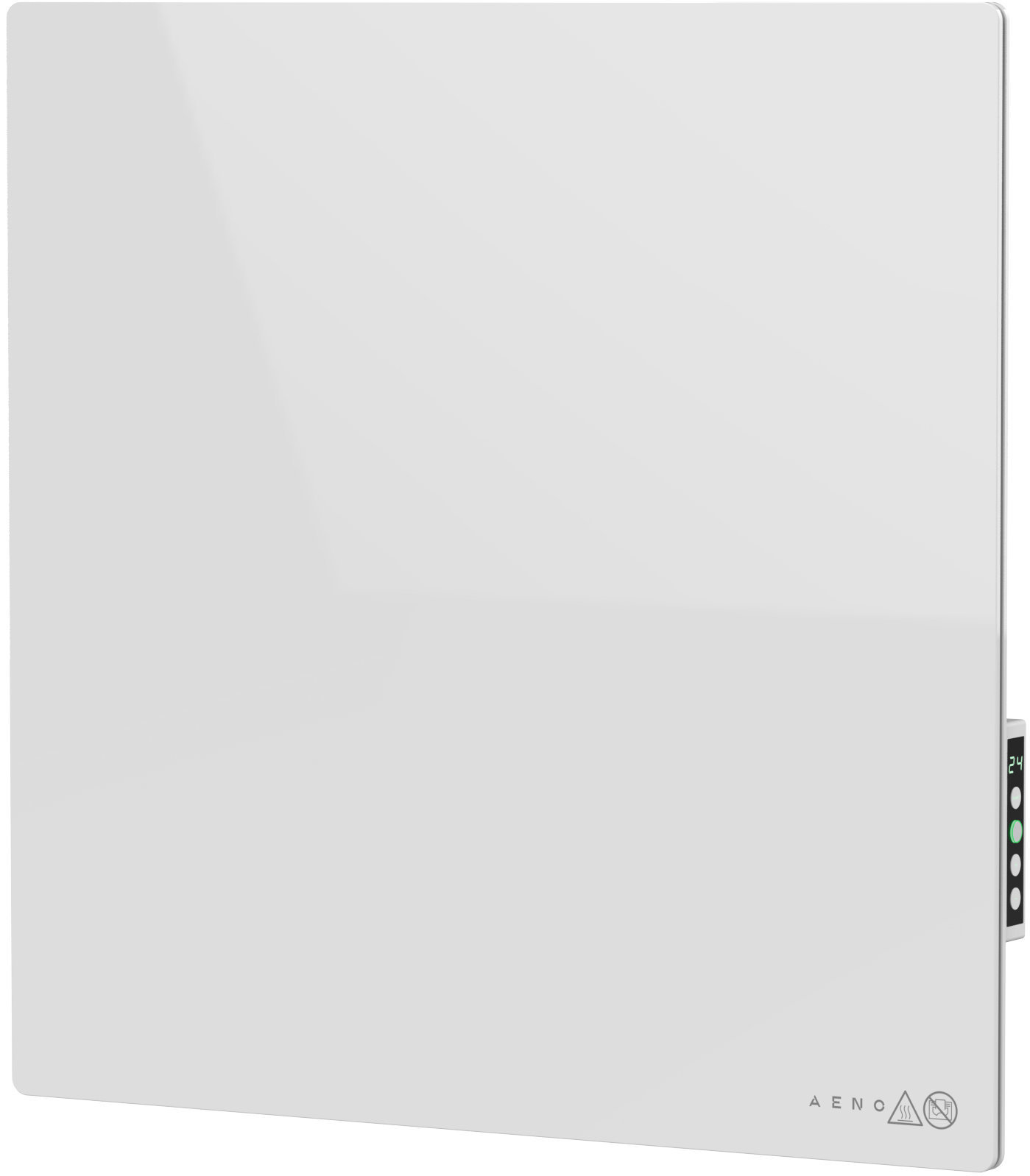 AENO GH11s Quadro Chytré topení, infrared + konvekce, tvrzené sklo, 500 W, 50 × 50 cm, bílé