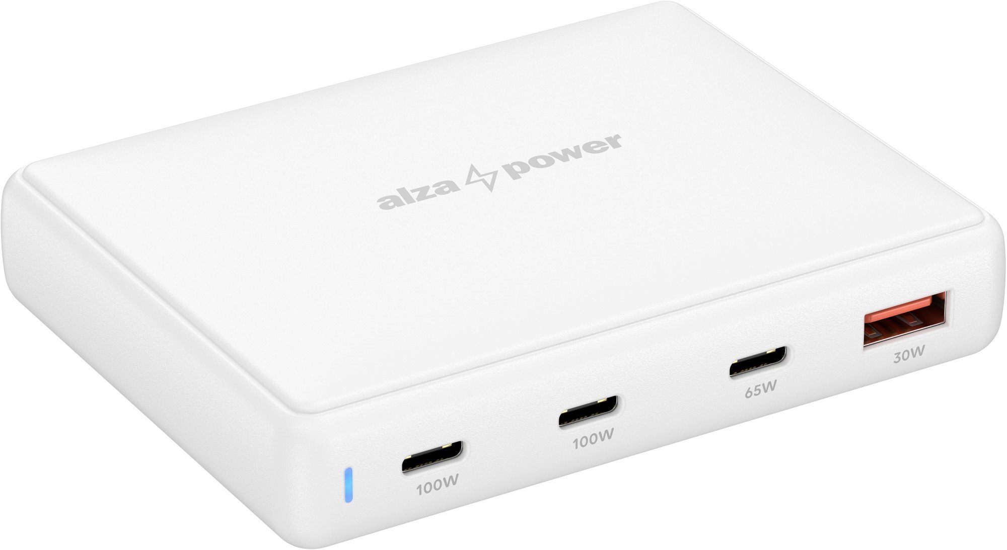 AlzaPower MG8103CA Fast Charger 100W bílá