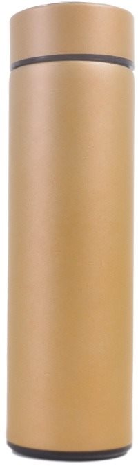 Aga Termoska s teploměrem 500 ml zlatá